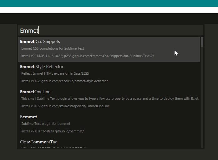sublime如何添加Emmet插件 sublime如何添加Emmet插件